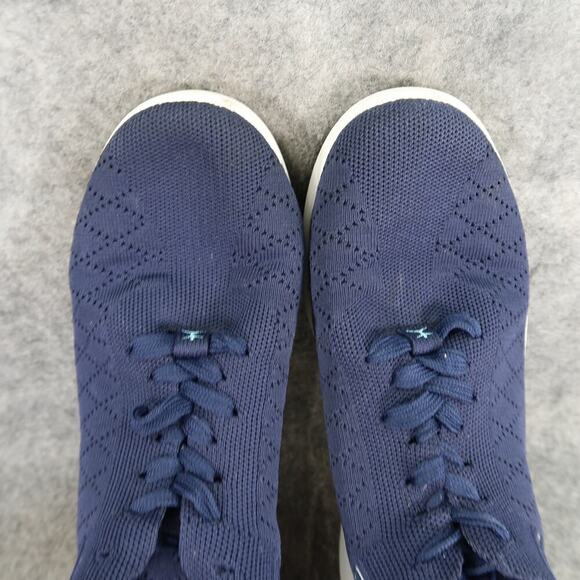 Danskin Shoes Womens 10 Athletic Trainers Sneakers Knit Lace Up Casual Blue - Picture 7 of 12